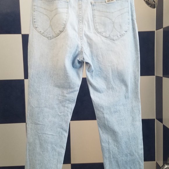 ROLLA'S High-Rise Duster Jeans in Old Stone (light wash) size 30 - Picture 5 of 6